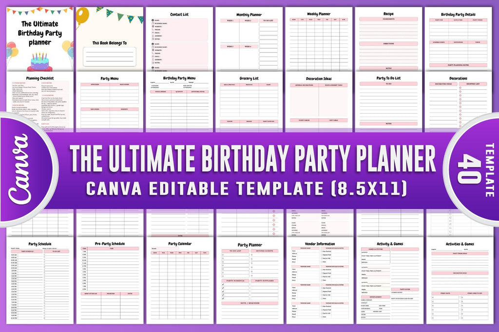 The Ultimate Birthday Party Planner