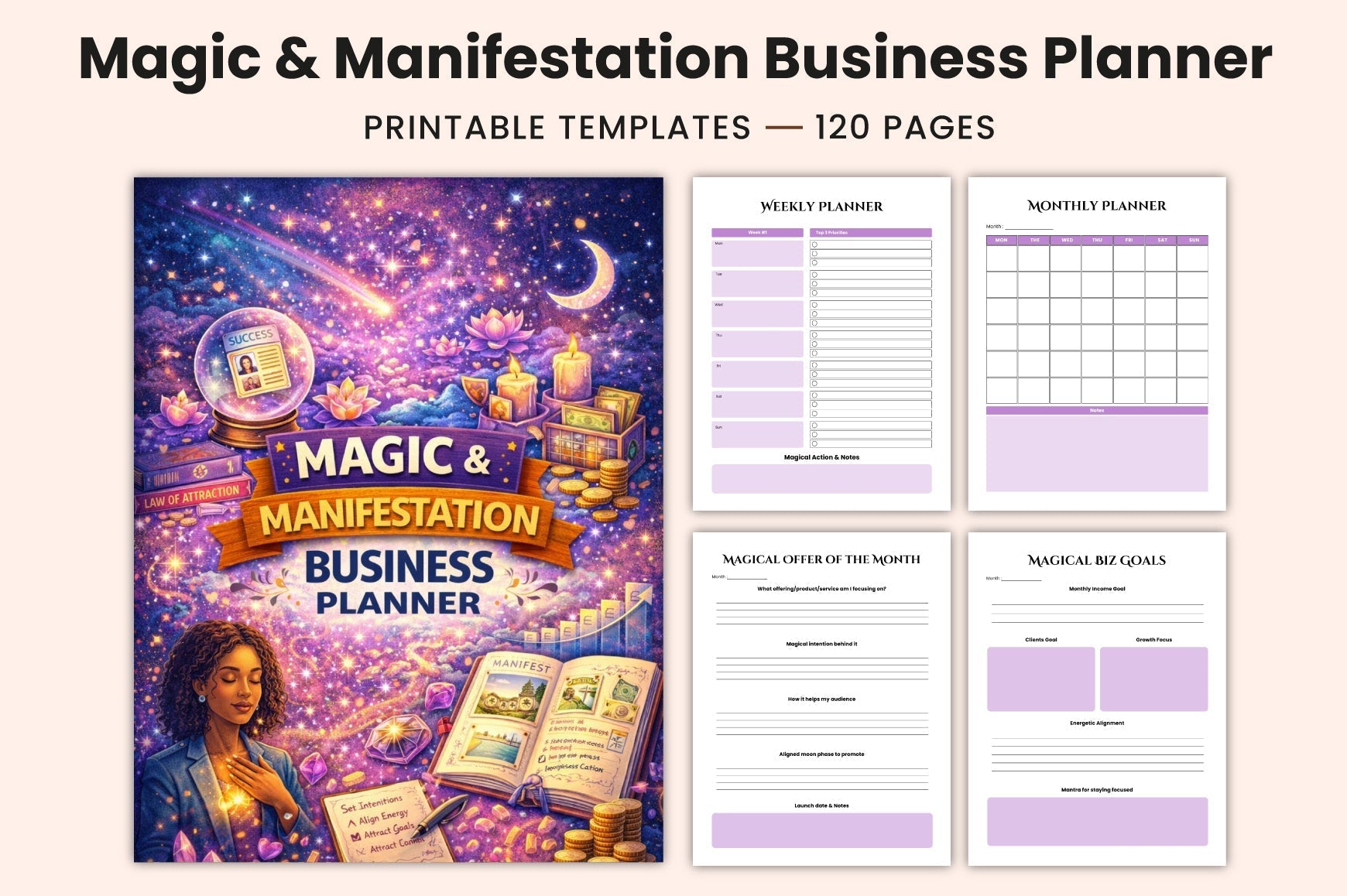 Magic Manifestation Business Planner