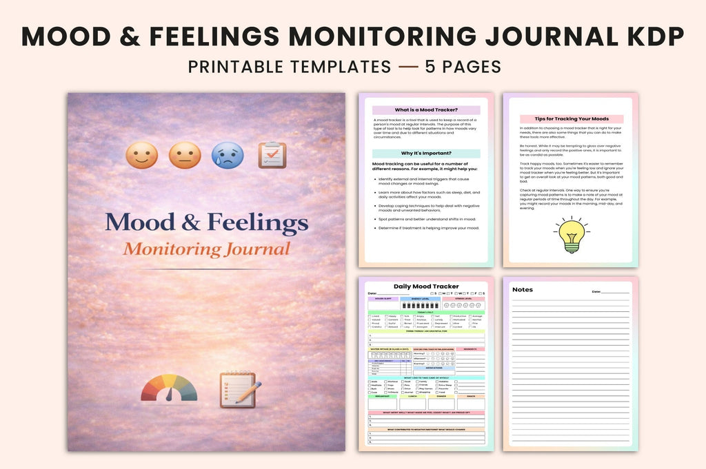 Mood Feelings Monitoring Journal