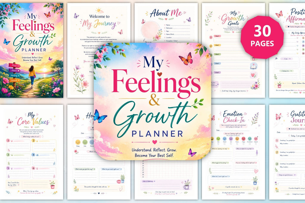 My Feelings Growth Planner