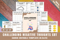 Challenging Negative Thoughts: CBT Planner