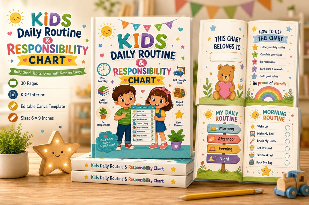 Kids Daily Routine Responsibility Chart