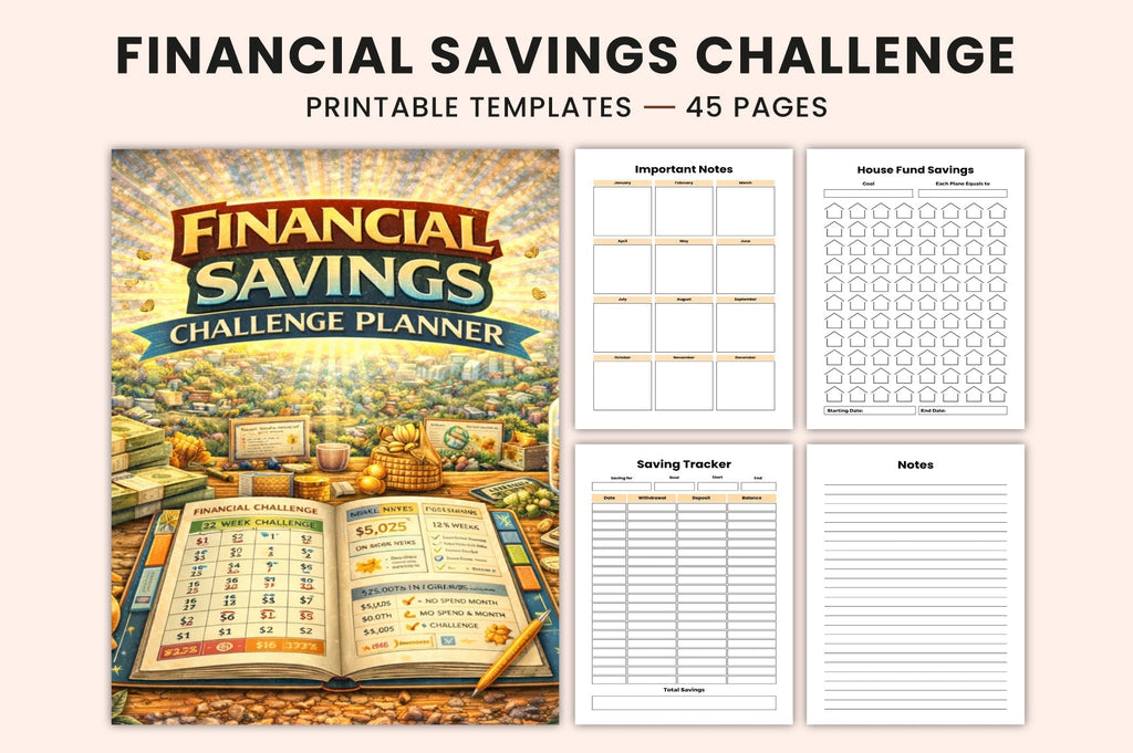 Financial Savings Challenge Planner
