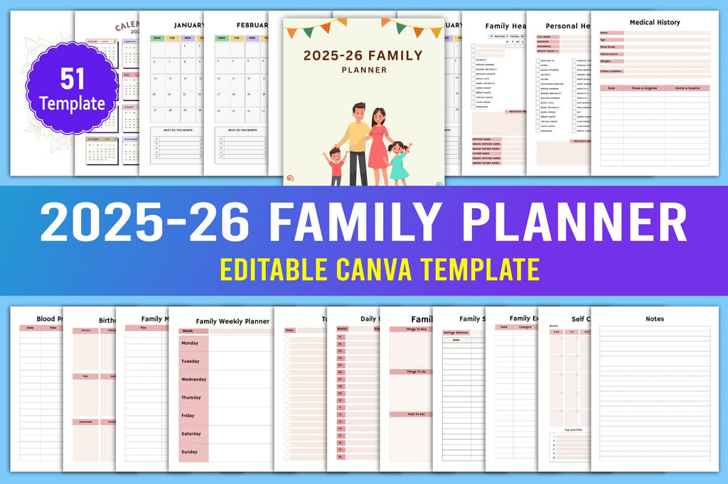 Family Planner Organizer