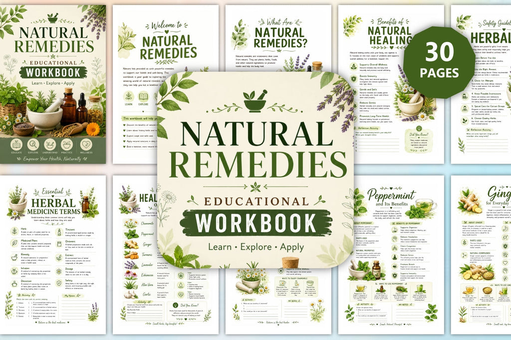 Natural Remedies Educational Workbook