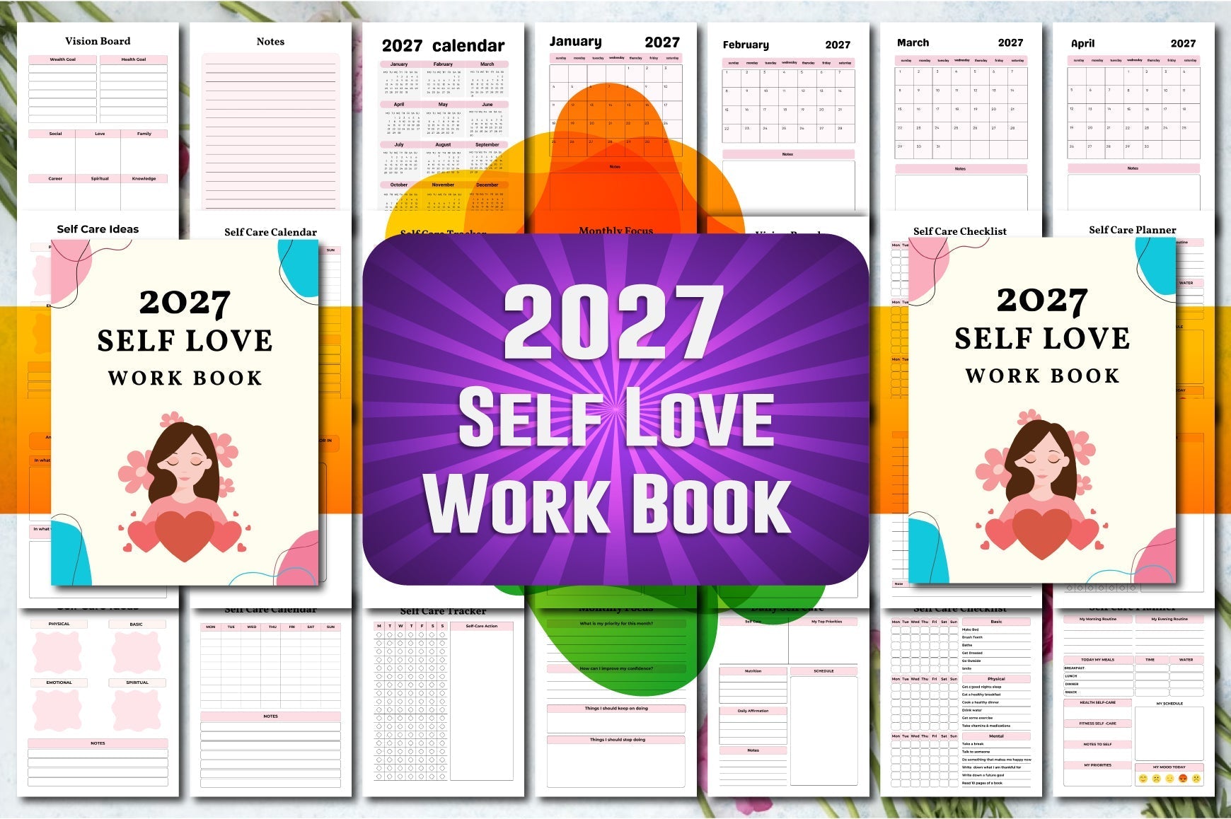 Self Love Work Planner