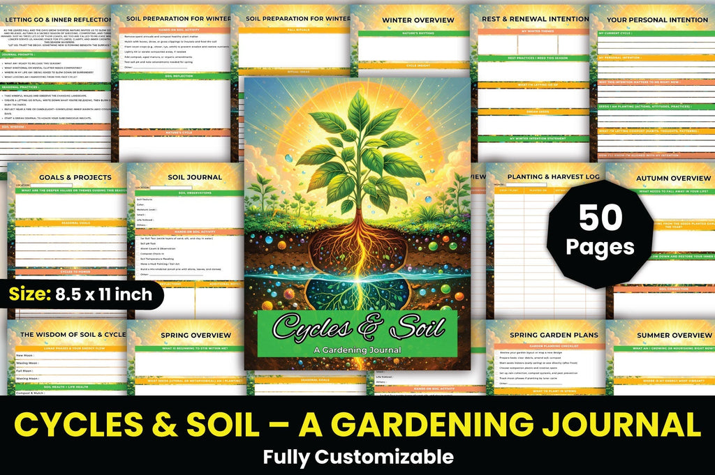 Cycles Soil Gardening Journal: Enhance Your Garden's Growth