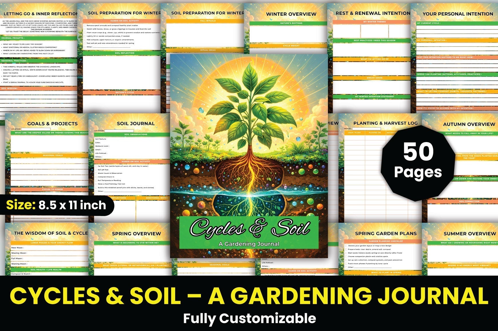 Cycles Soil Gardening Journal: Enhance Your Garden's Growth
