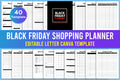 Black Friday Shopping Planner