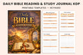 Daily Bible Reading Study Journal
