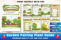 Garden Pairing Plant Guide Planner