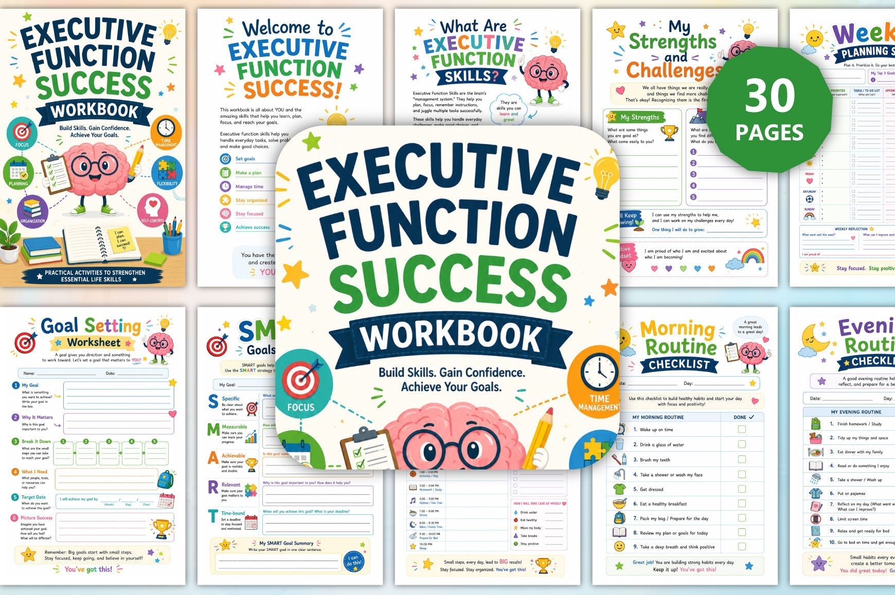 Executive Function Success Workbook