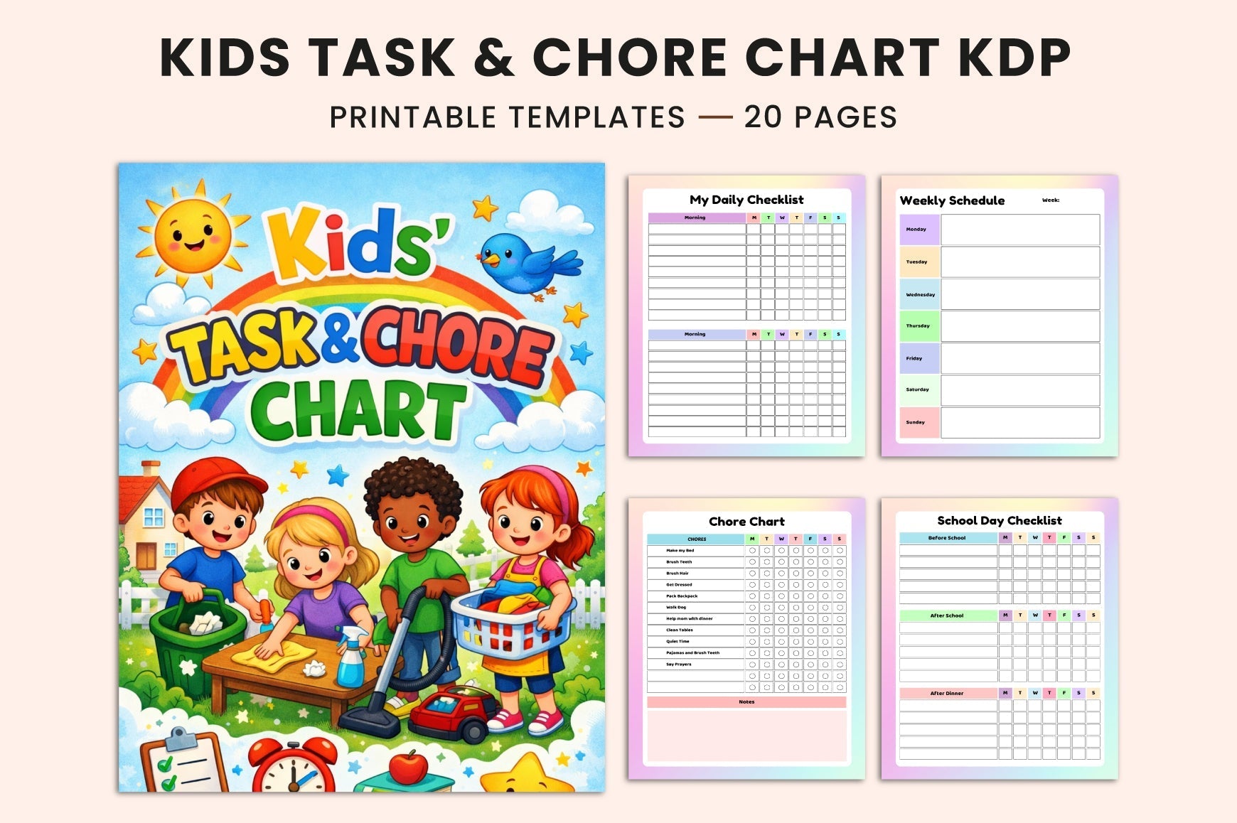 Kids Chore Chart Planner