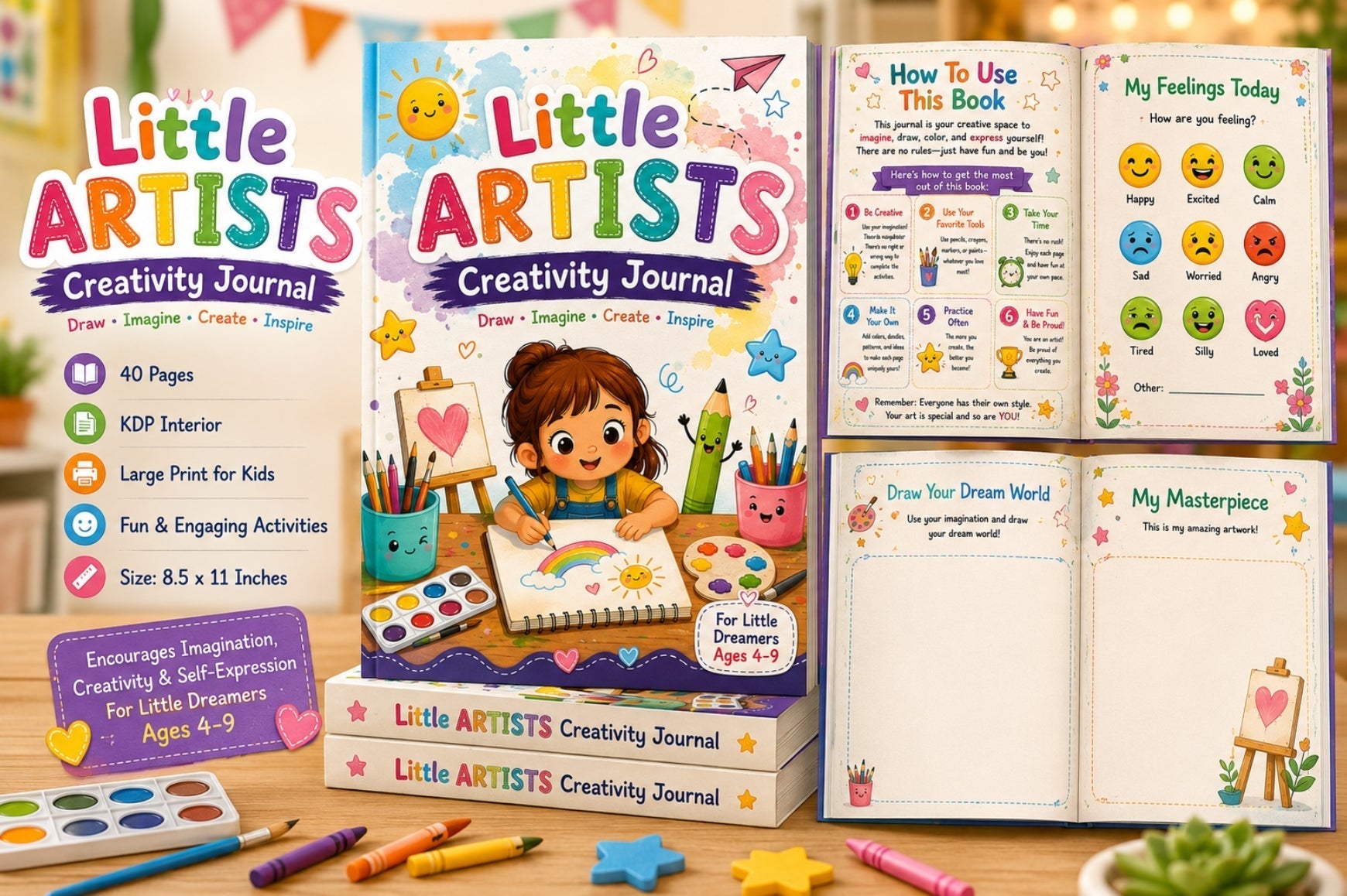 Little Artists Creativity Journal