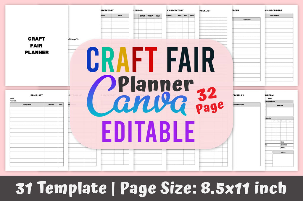 Craft Fair Planner Guide
