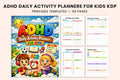 ADHD Daily Activity Planner for Kids Cover