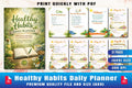 Healthy Habits Daily Planner