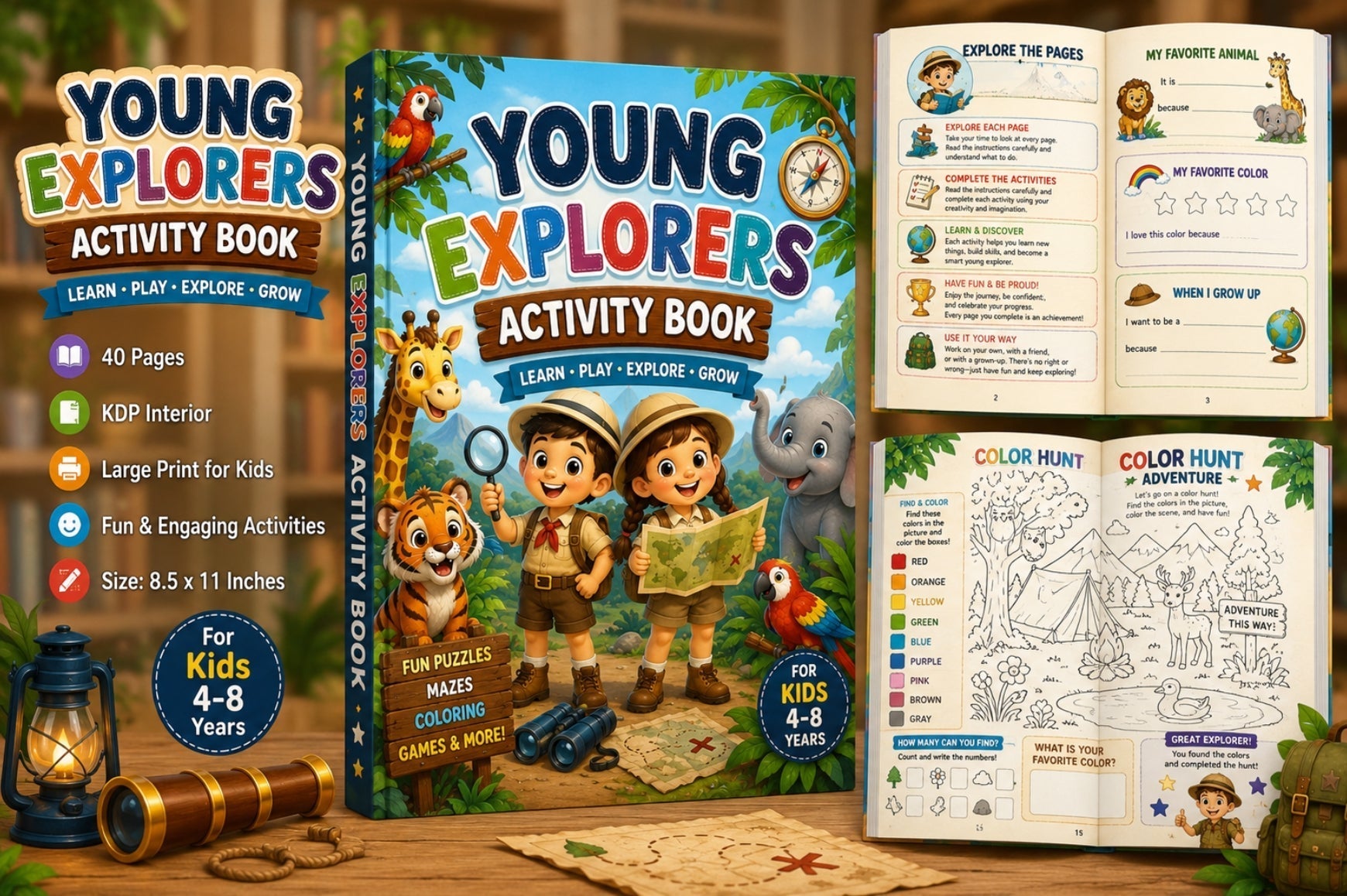 Young Explorers Activity Book