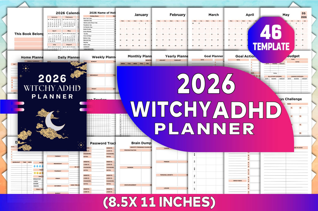Witchy ADHD Planner