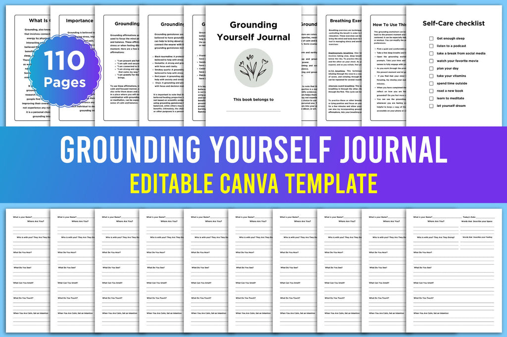 Grounding Yourself Journal