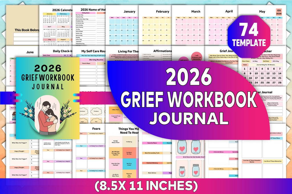 Grief Workbook for Healing and Support