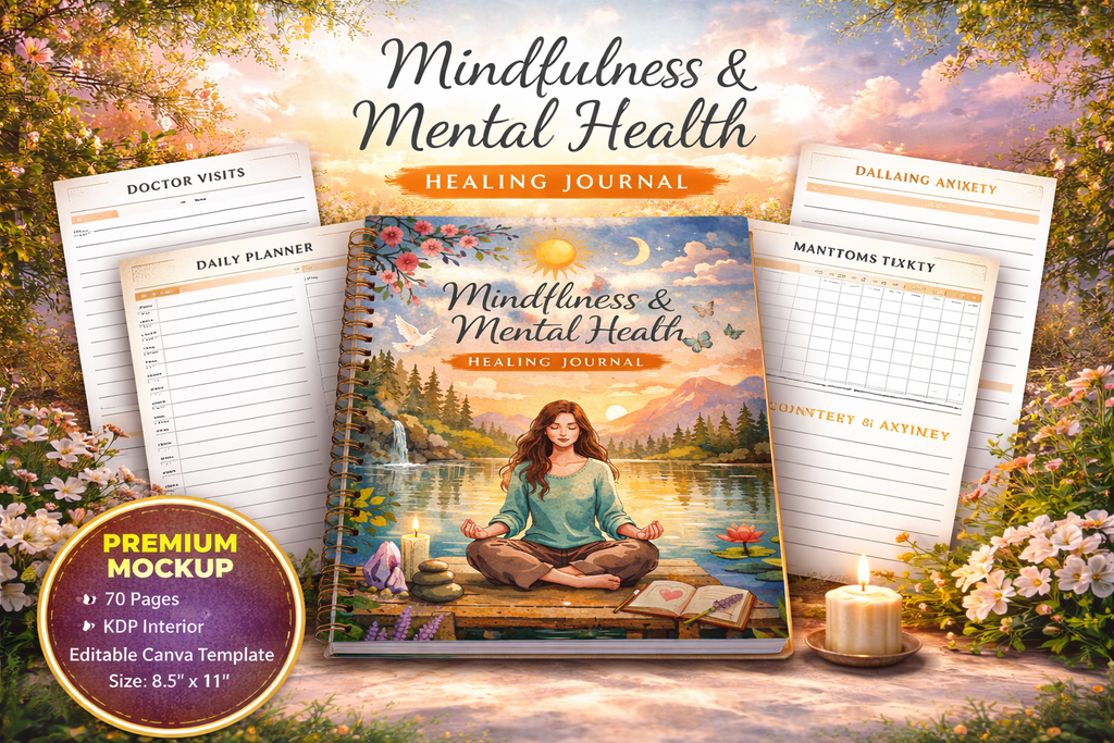 Mindfulness Mental Health Healing Journal