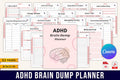 ADHD Brain Dump Planner Cover