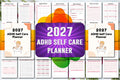 ADHD Self-Care Planner cover with printable self-care planner pages