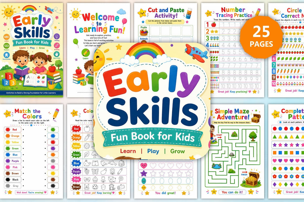 Early Skills Fun For Kids Book