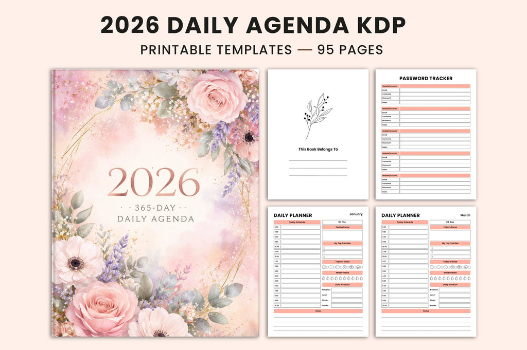 Daily Agenda Planner - 01397