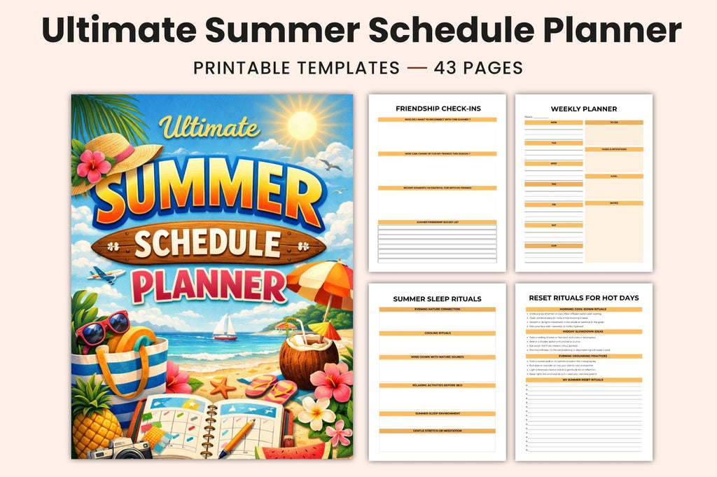 Ultimate Summer Schedule Planner
