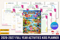 Yearly Activities Kids Planner
