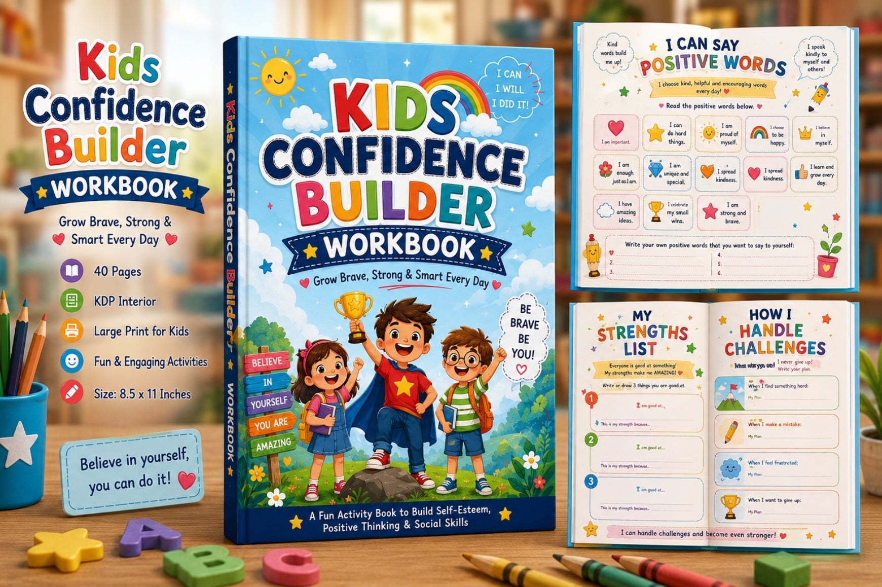 Kids Confidence Builder Workbook