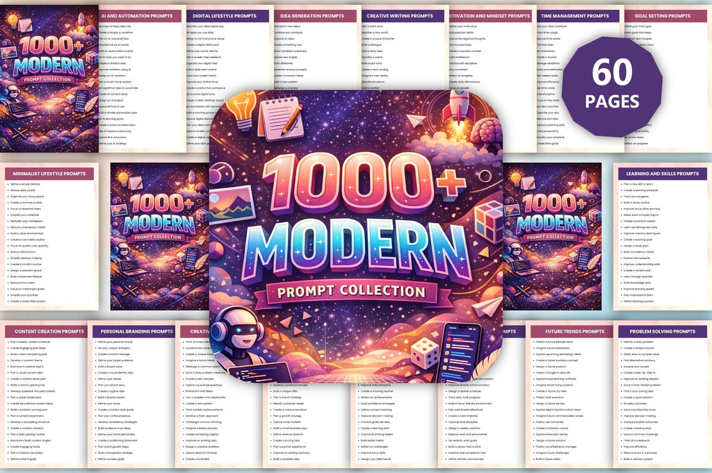 1000+ Modern Prompts