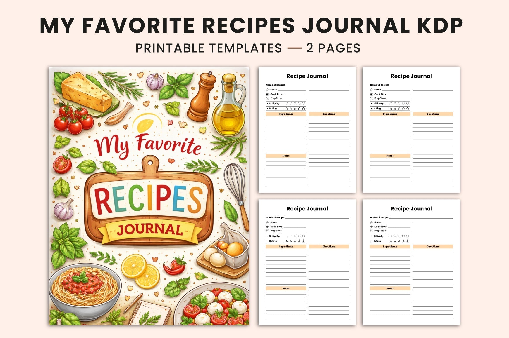 My Favorite Recipes Journal