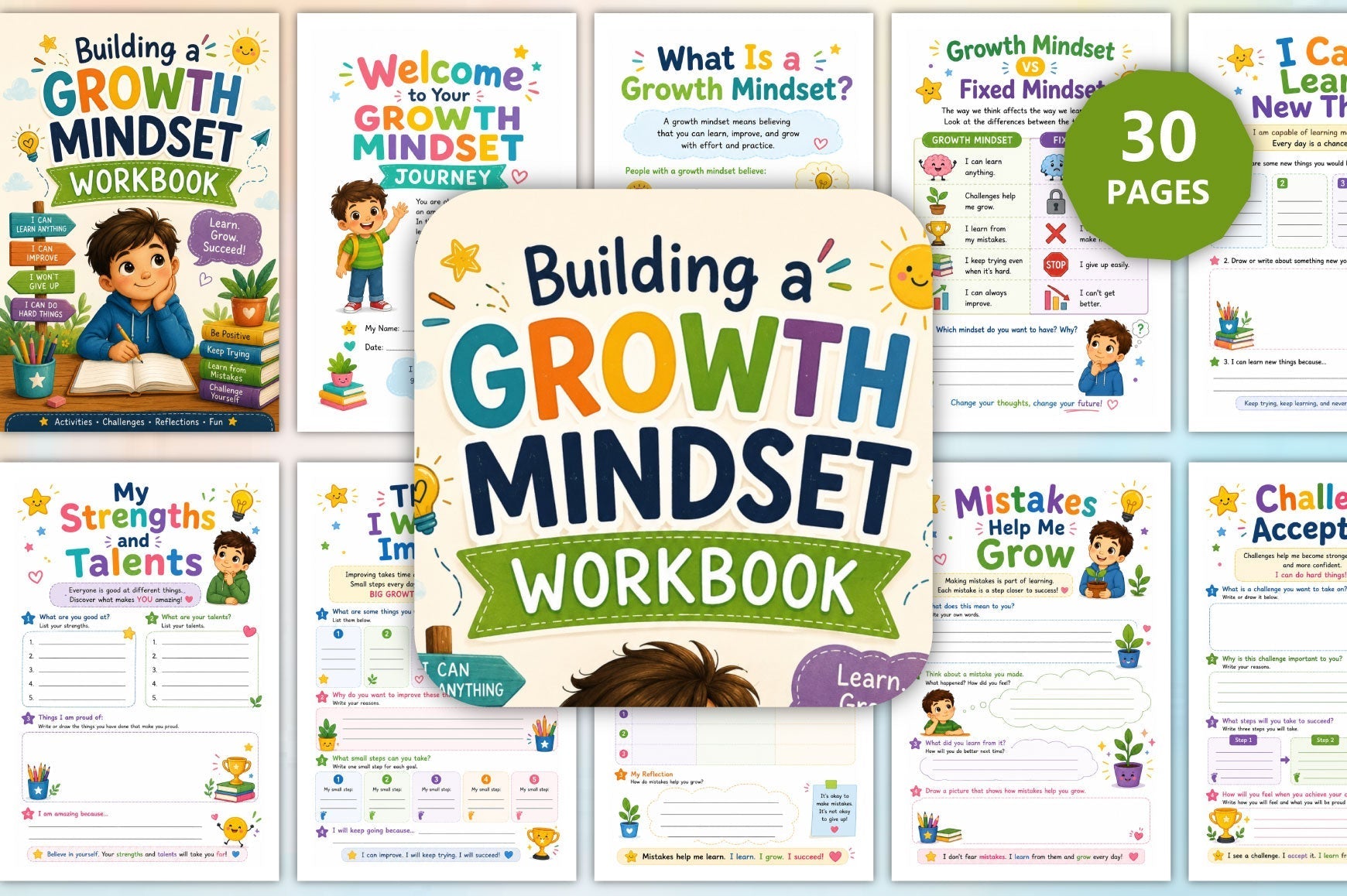 Building Growth Mindset Workbook