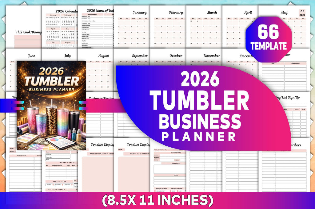 Tumbler Business Planner Template