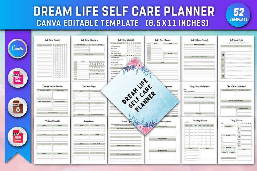 Dream Life Self Care Planner