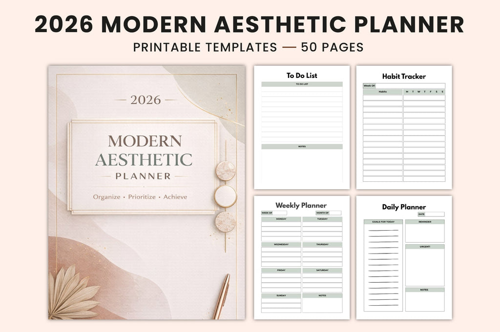 Modern Aesthetic Planner