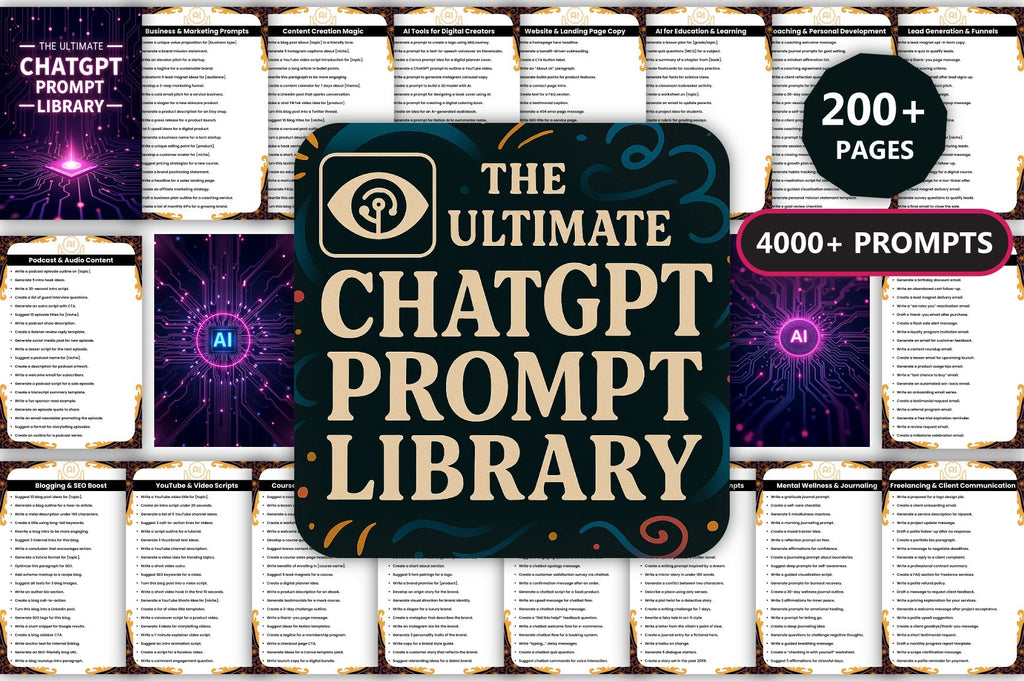 The Ultimate ChatGPT Library Prompts