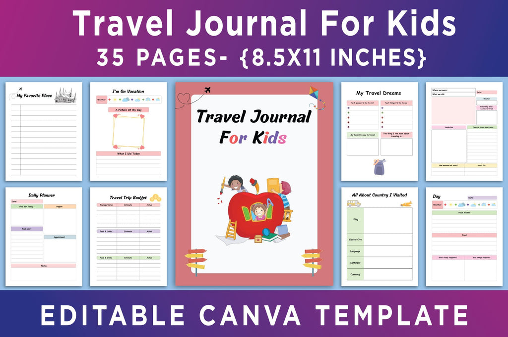Travel Journal for Kids