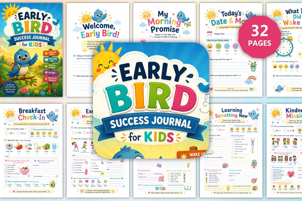 Early Bird Success For Kids Journal