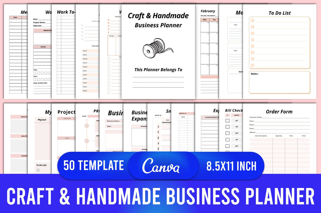 Craft Handmade Business Planner