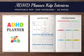 ADHD Planner Bundle cover with printable planner collection