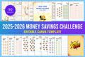 Money Savings Challenge Planner