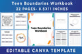 Teen Boundaries Workbook for Personal Growth