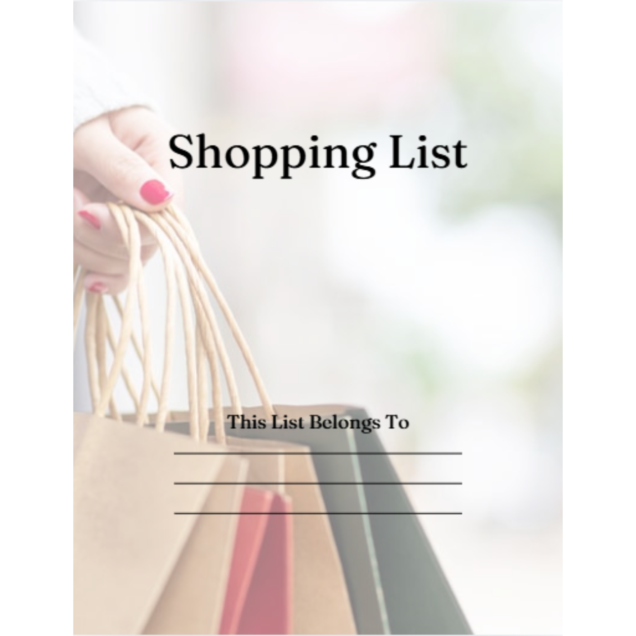 Shopping List Bundle