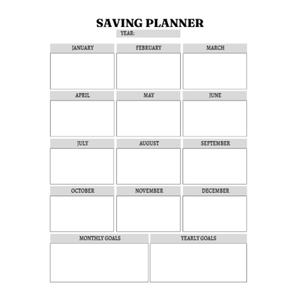 Saving Planner Bundle