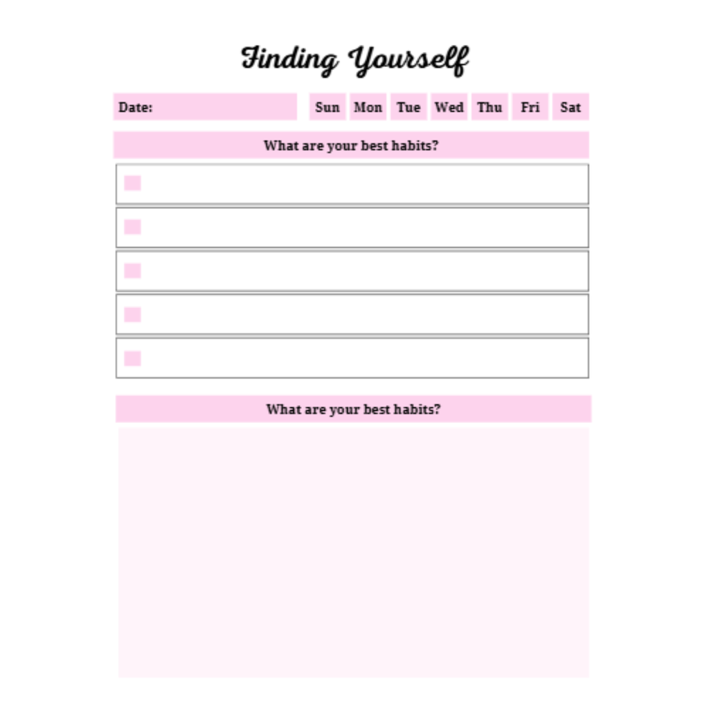 Self Discovery Journal Bundle