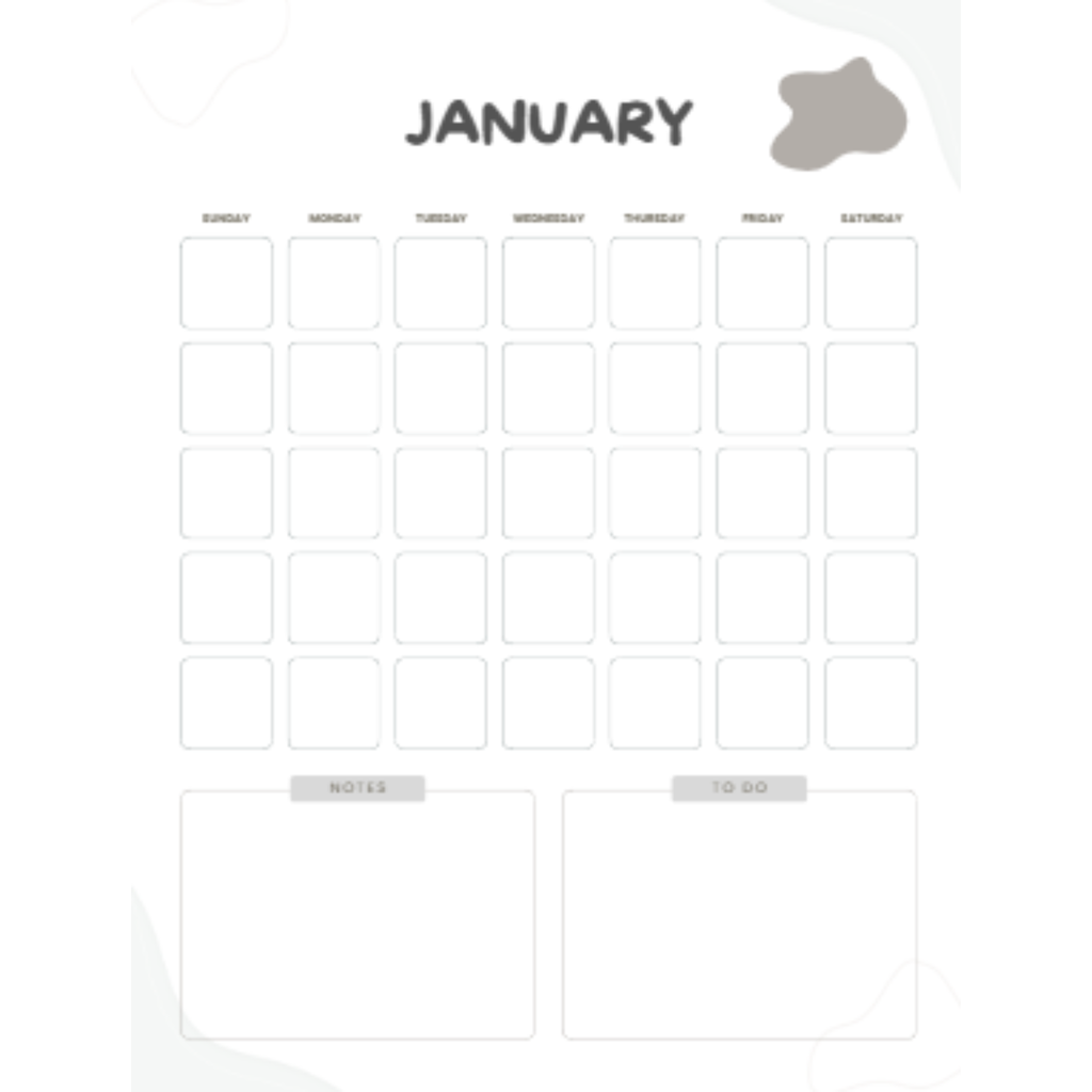 12 Monthly Calendar Bundle